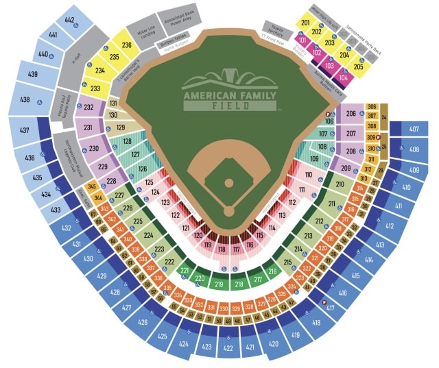 American Family Field Seating Chart