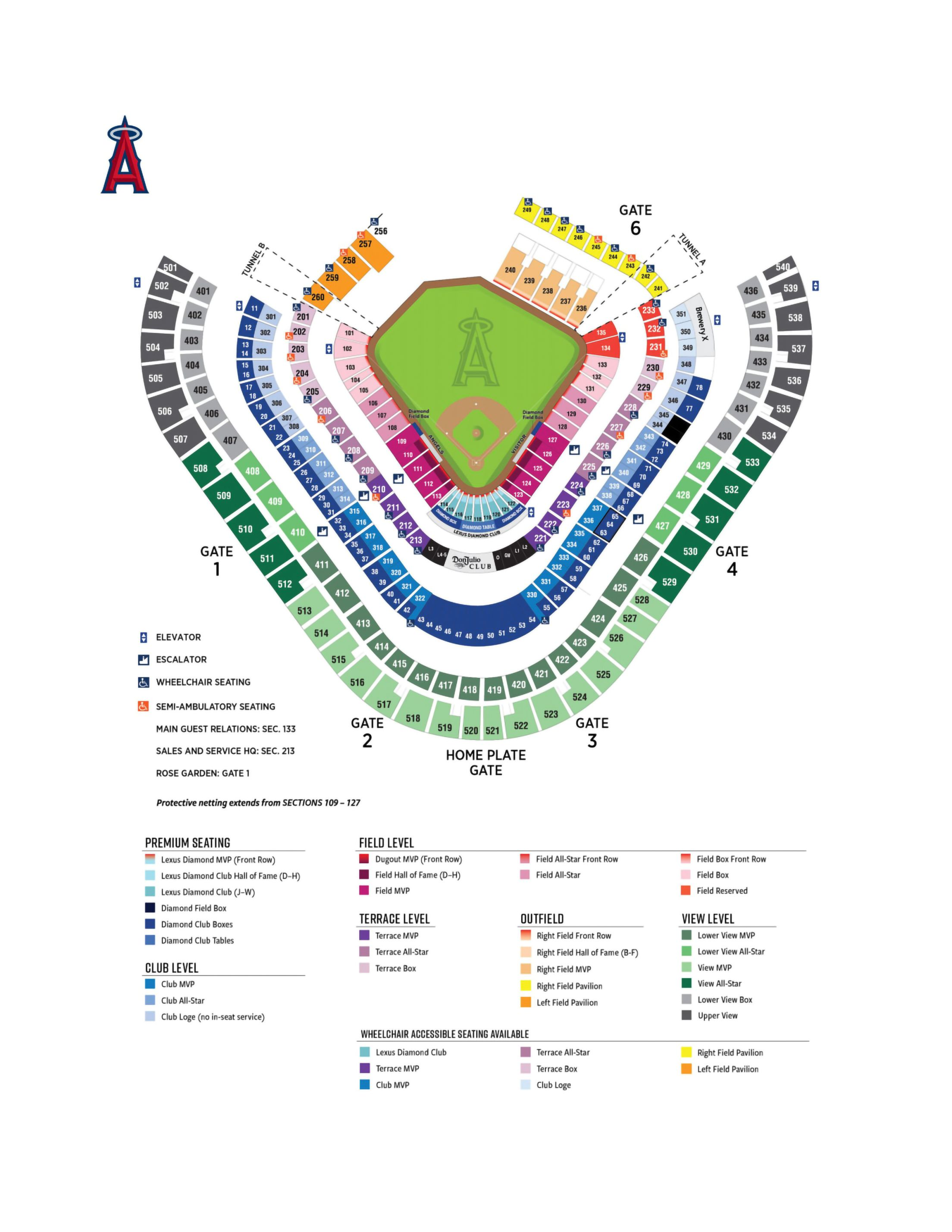 Angel Stadium Seating Chart