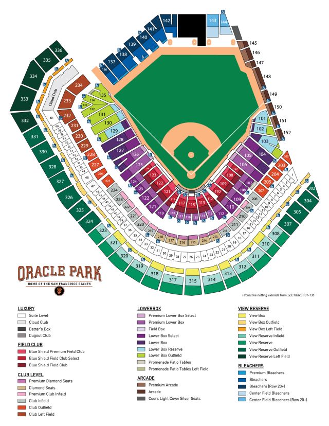 Oracle Park Seating Chart