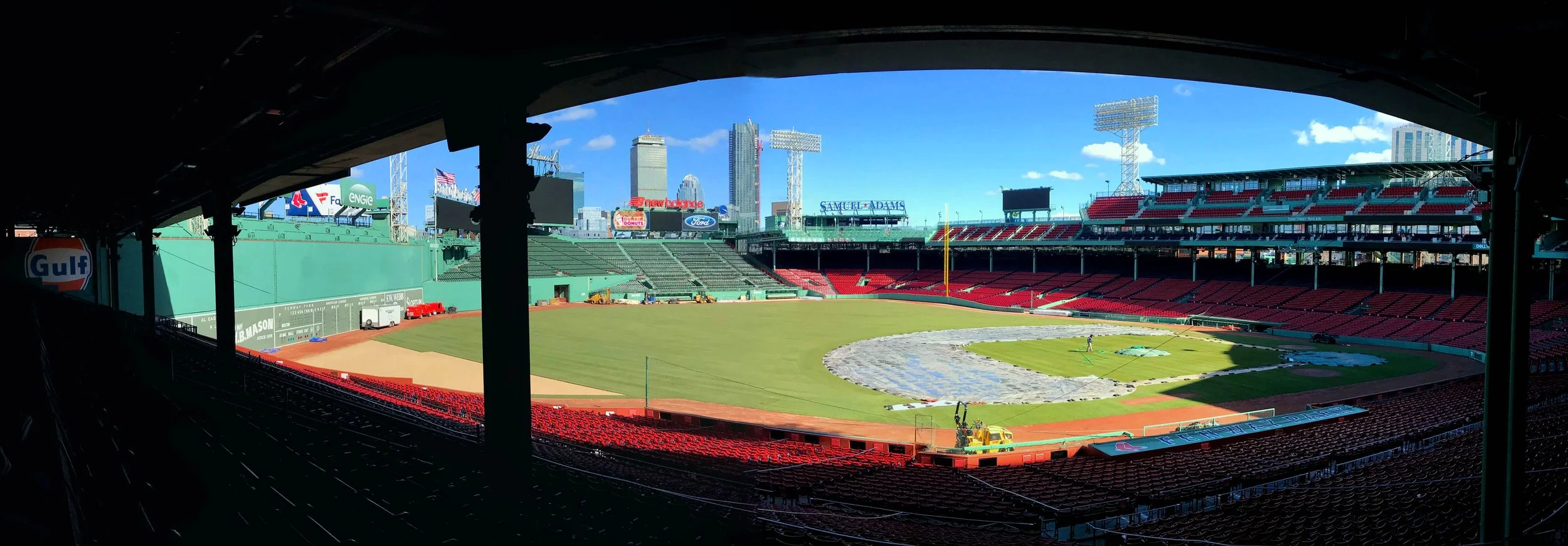 Fenway Park Shaded Seats