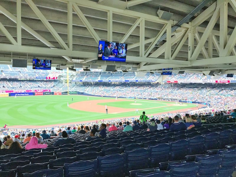 Covered seating example