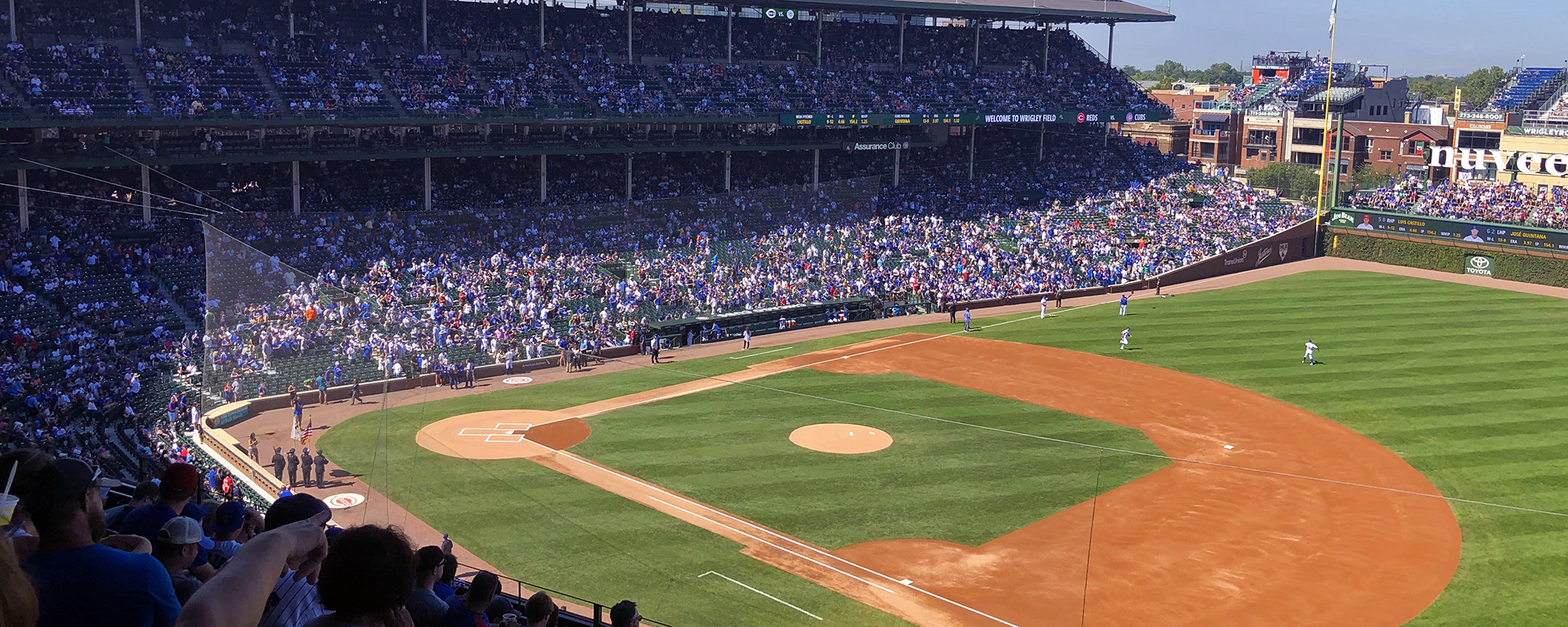 Wrigley Field Seats in the Shade